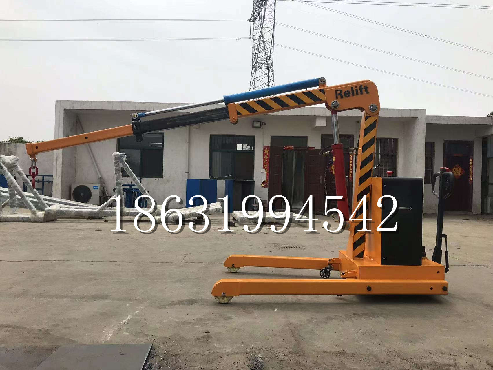 溪湖区久征定做3吨三轮随车吊 农用园林绿化移树吊 平板工程用小吊机